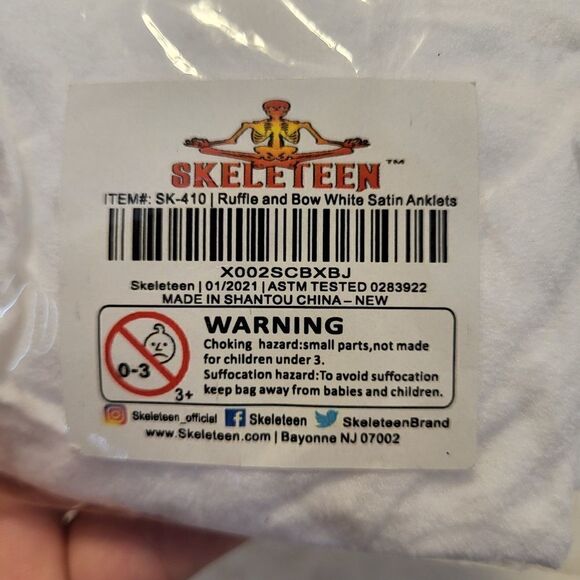 NWT Toddler girl knee high socks with satin anklets bundle - Picture 6 of 6